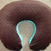 Teal with Brown Dots Boppy Cover - Image 2
