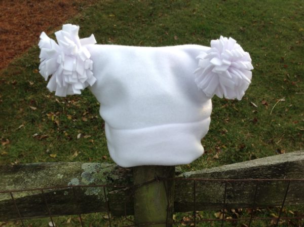 White Fleece Hat
