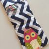 Pink Giraffe and Navy Chevron Crayon Wallet - Image 2