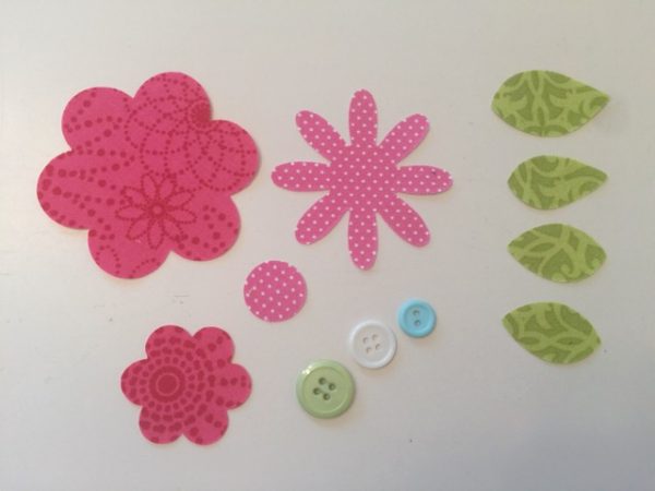 Pink Flowers Applique - Image 2