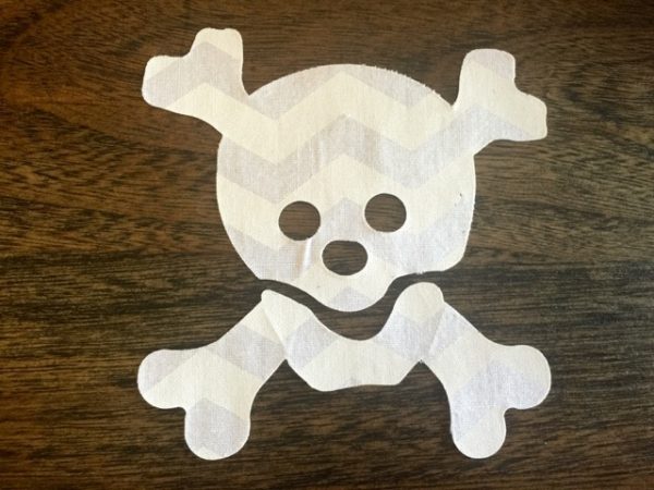 Skull and Crossbones Applique - Image 2