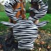 Decorative Deerhead Pillow Zebra - Image 2