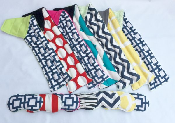 Spa Gift Set Gray Chevron - Image 2