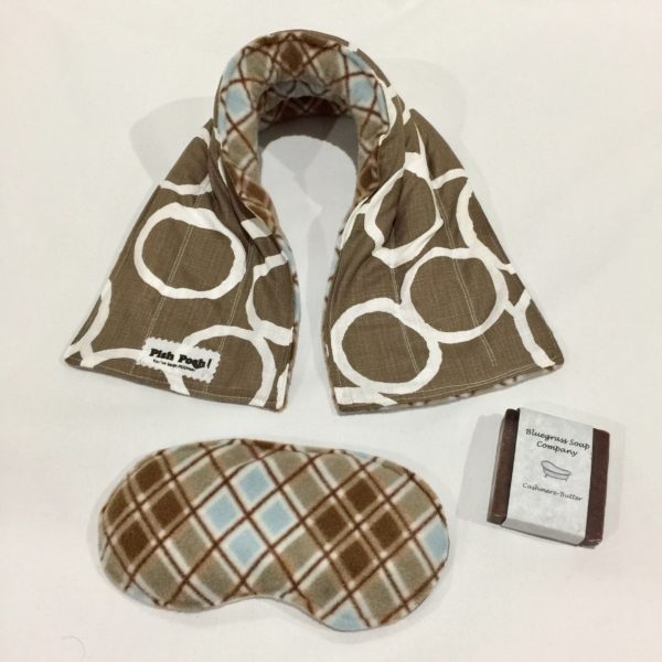Spa Gift Set Brown Circles - Image 2
