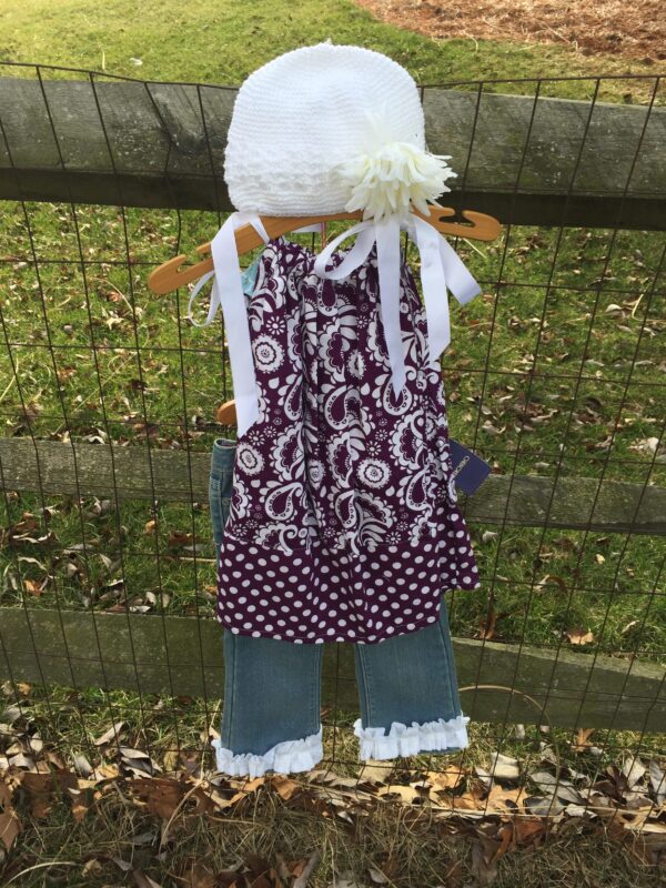 Rock the Purple Pillowcase Dress (size 3)