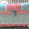 Coral and Blue Nursery Bedding - Image 6