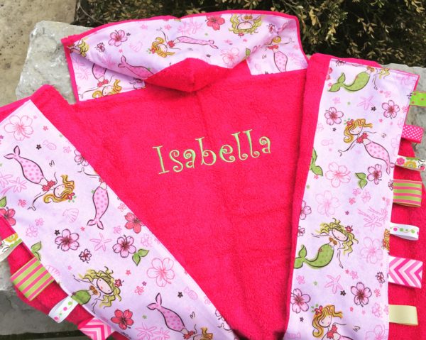 Mermaid Hooded Tag Towel