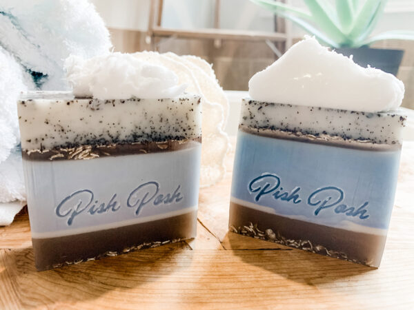 Winter Blues Handmade Soap - MP Soap - Goats Milk - Image 2