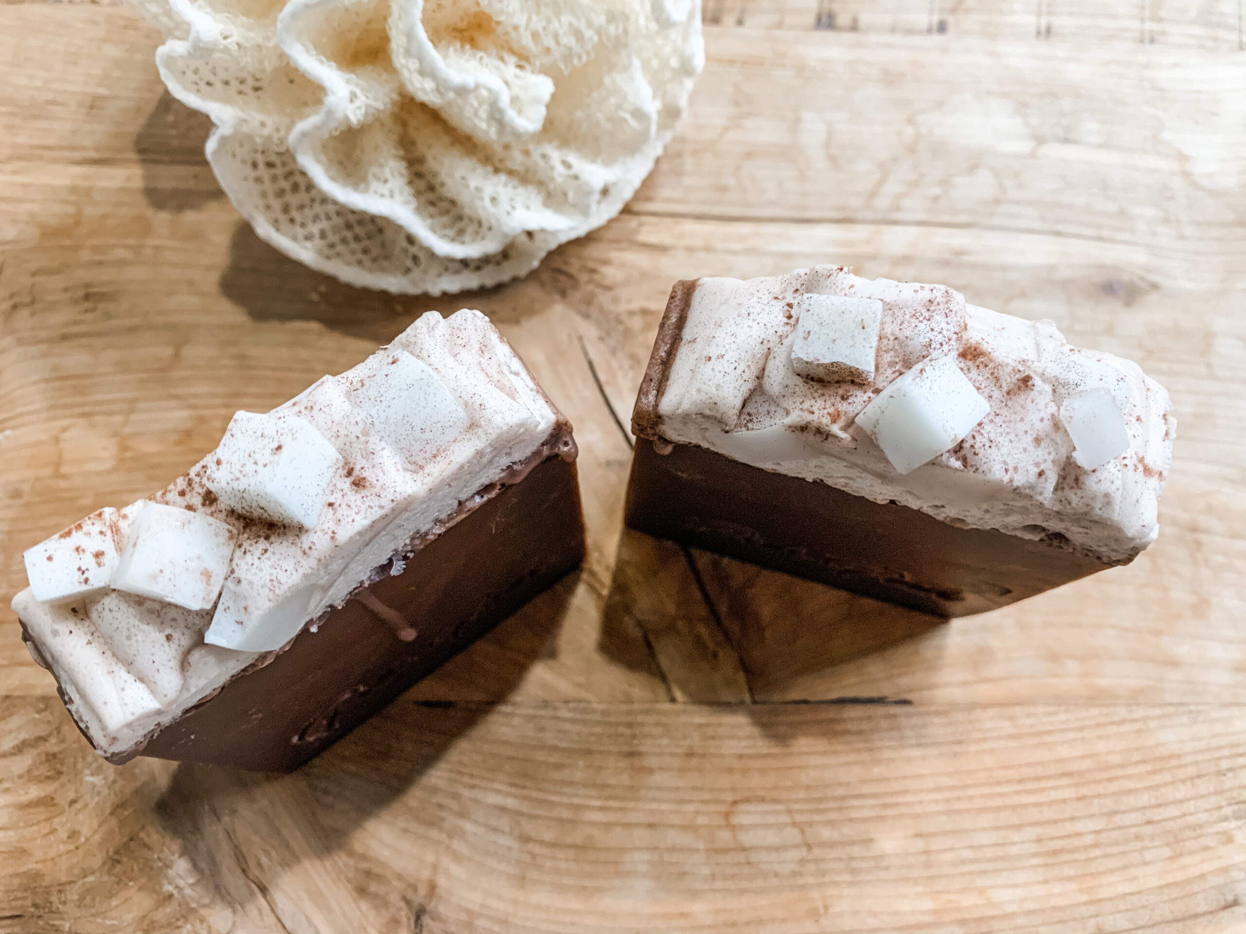 Hot Chocolate Shea Butter Handmade Soap - MP Soap - Goats Milk - Image 3