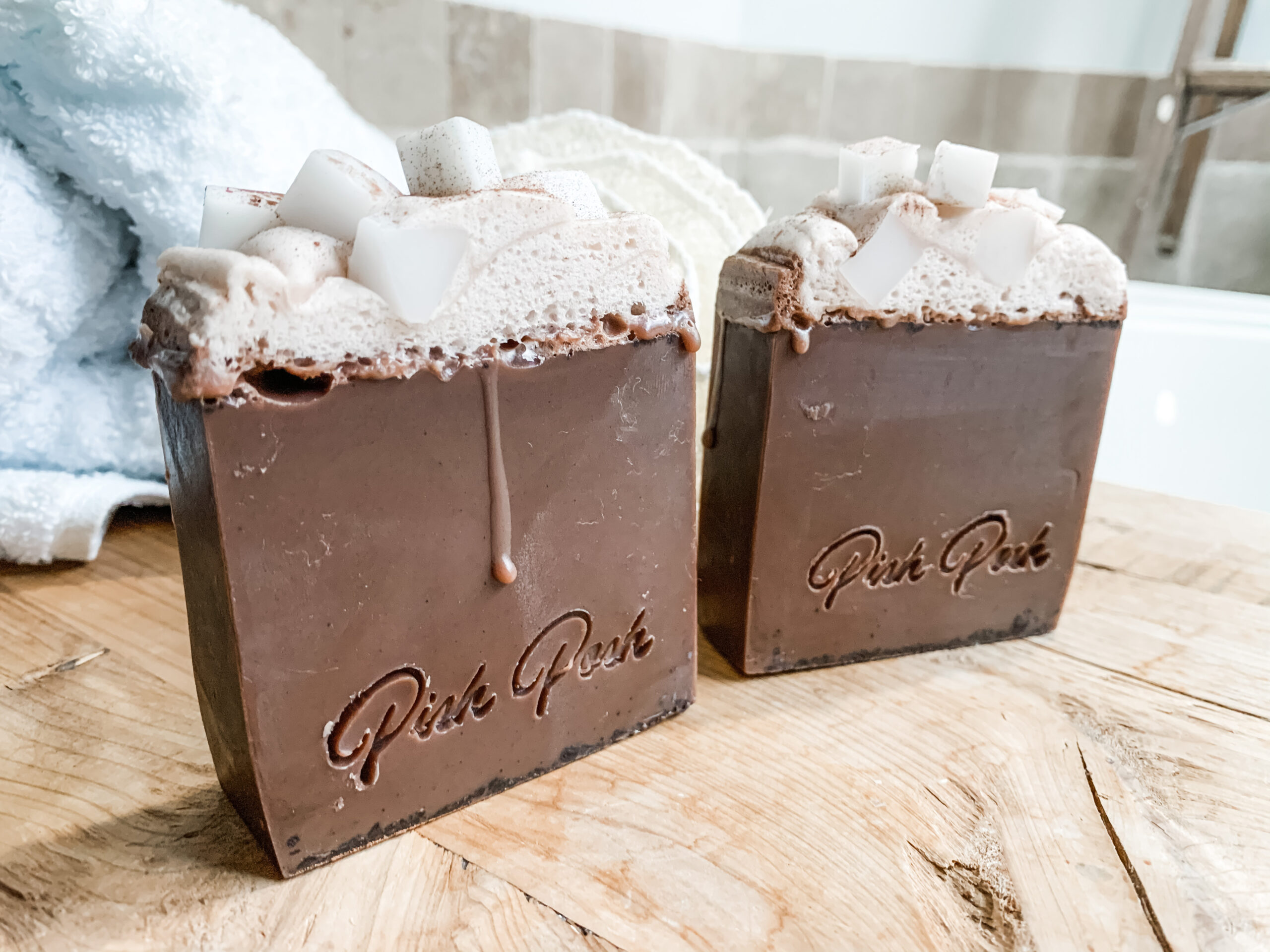 Hot Chocolate Shea Butter Handmade Soap - MP Soap - Goats Milk