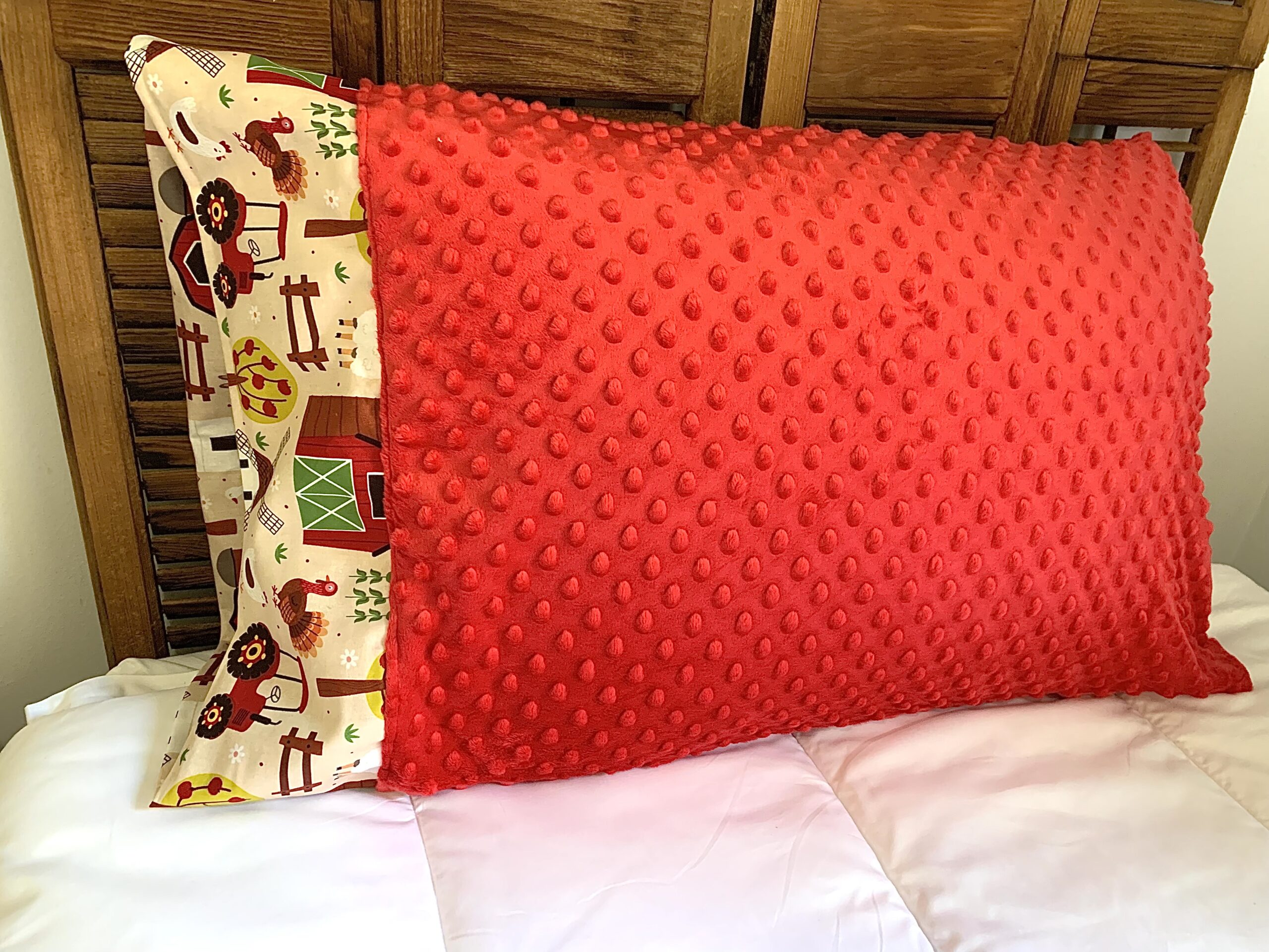 Pillowcase Minky Farm