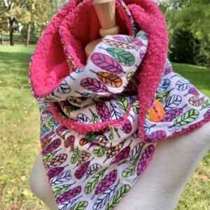 Fleece Scarf - Feathers