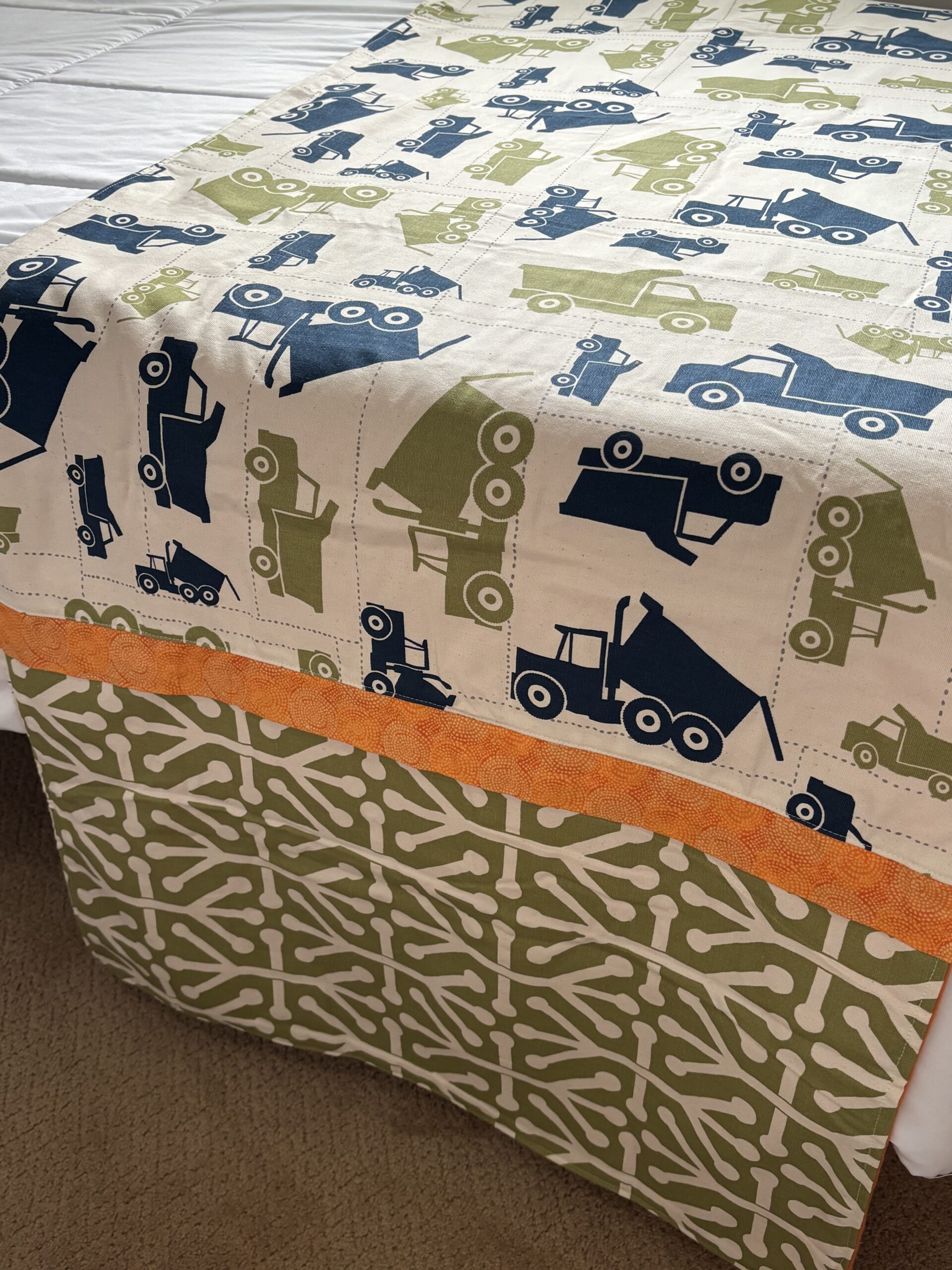 Construction Bed Runner Set (Twin/Full) - Image 4