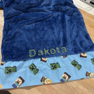 Pillowcase Minky Game Character