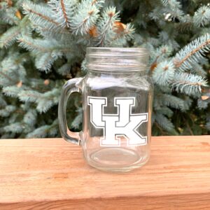 Glass Drinking Jar - UK