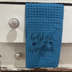 Kitchen Tea Towel - Overthink Blue