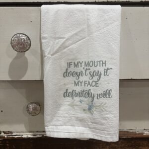 Kitchen Tea Towel - If My Mouth