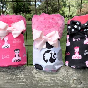 Pillowcase Minky Doll Black