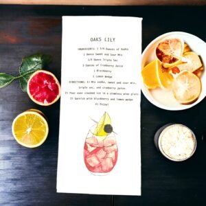 Kitchen Tea Towel - Oaks Lily
