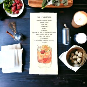 Kitchen Tea Towel - Old Fashioned