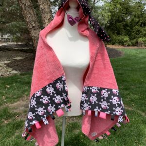 Pirate (girl) Hooded Tag Towel